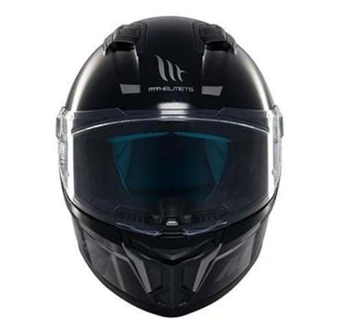 MT Stinger 2 FF126 Solid A1 Parlak Siyah Full Face Motosiklet Kaskı