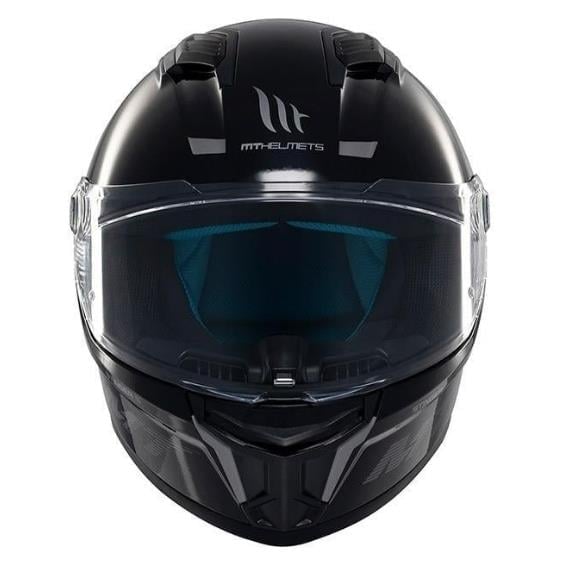 MT Stinger 2 FF126 Solid A1 Parlak Siyah Full Face Motosiklet Kaskı