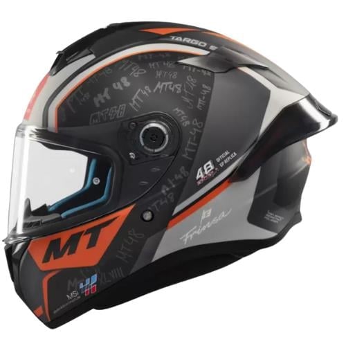MT Targo S FF106B B4 Ivan Ortola Matt Full Face Motosiklet Kaskı