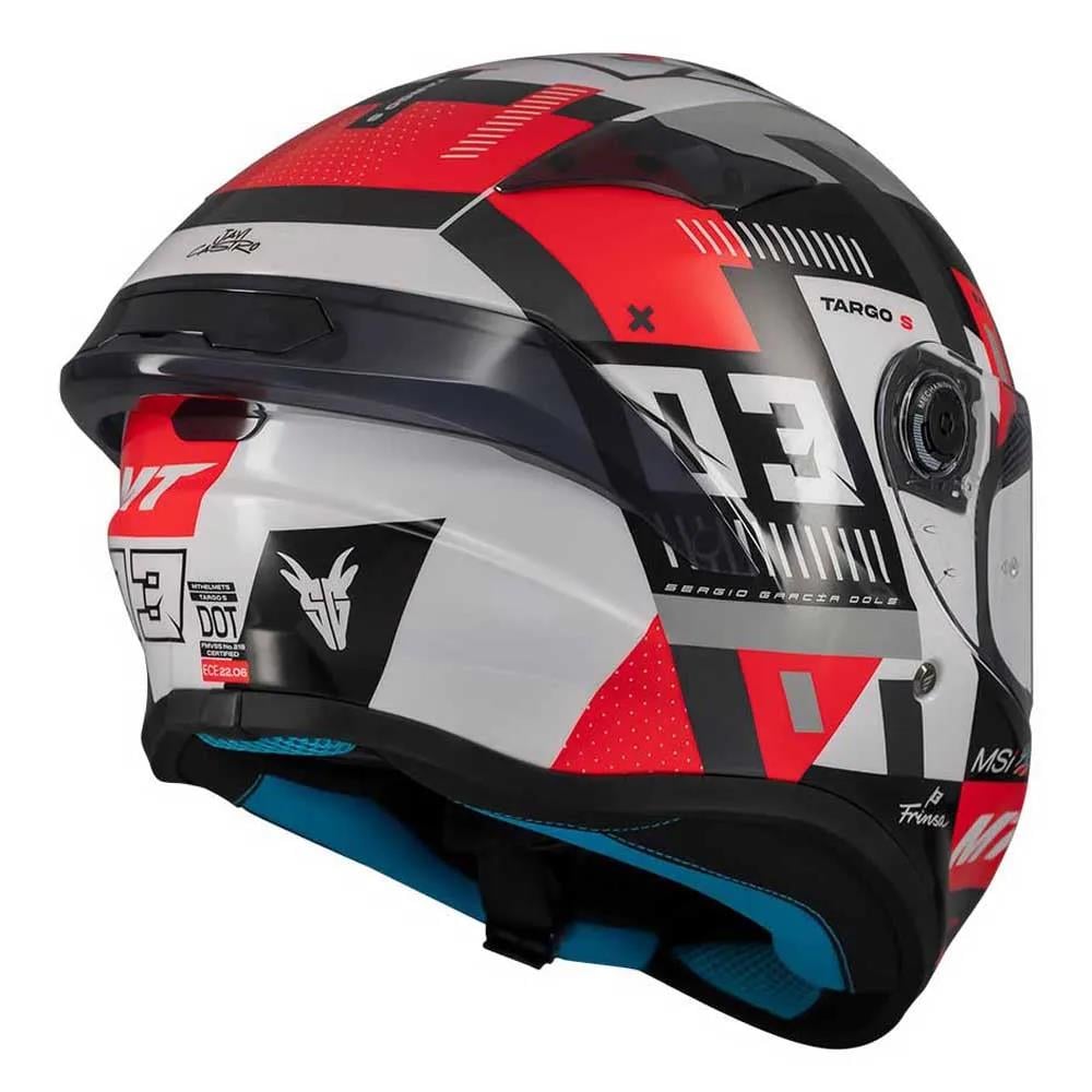 MT Targo S FF106B D7 Sergio Garcia Full Face Motosiklet Kaskı