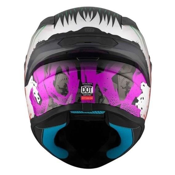 MT Targo S  FF106B Solid A1 Joke A5 Gloss Full Face Motosiklet Kaskı