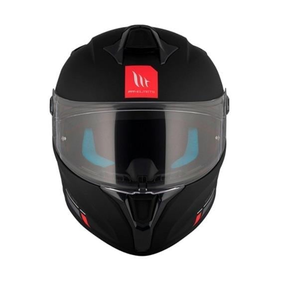 MT Targo S  FF106B Solid A1 Matt Black Full Face Motosiklet Kaskı