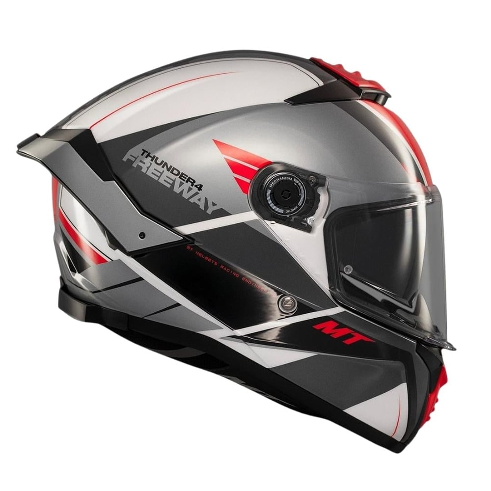 MT Thunder 4 SV FF118SV Freeway A5 Gloss Full Face Motosiklet Kaskı