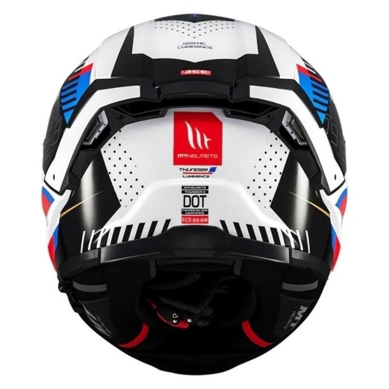 MT Thunder 4 SV FF118SV Luminence A7 Parlak Mavi Full Face Motosiklet Kaskı
