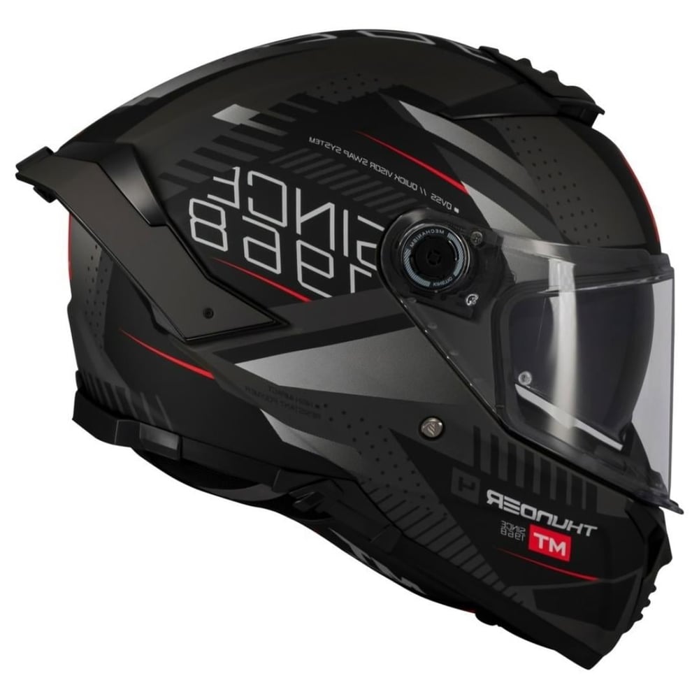 MT Thunder 4 SV FF118SV Luminence D1 Matt Full Face Motosiklet Kaskı