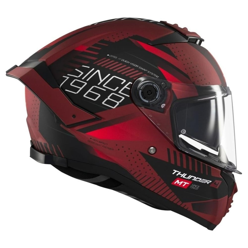 MT Thunder 4 SV FF118SV Luminence D5 Matt Full Face Motosiklet Kaskı