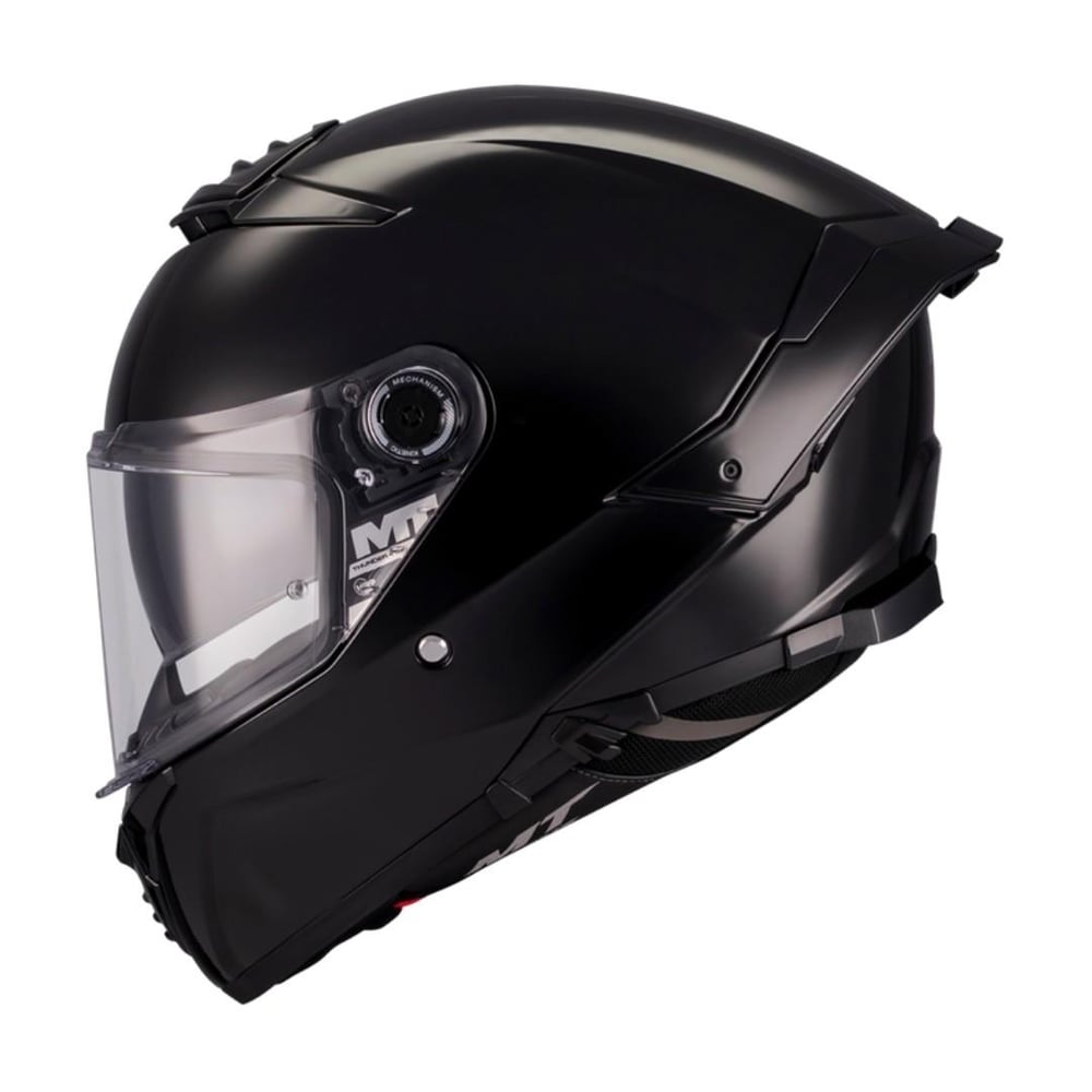MT Thunder 4 SV FF118SV Pure A1 Parlak Siyah Full Face Motosiklet Kaskı