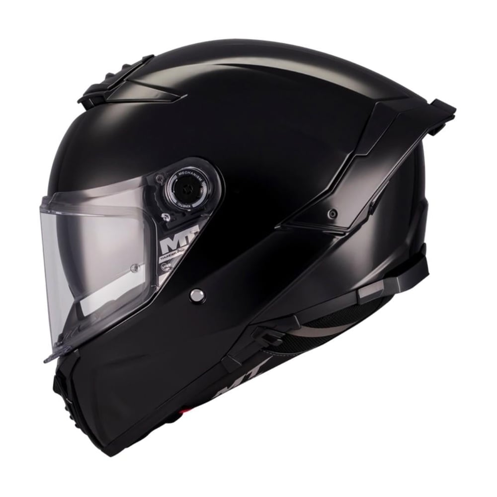 MT Thunder 4 SV FF118SV Pure A1 Parlak Siyah Full Face Motosiklet Kaskı