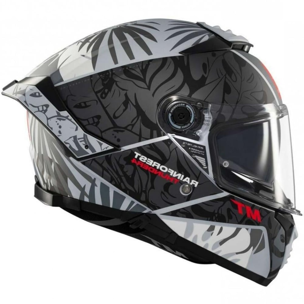 MT Thunder 4 SV FF118SV Rainforest C2 Gloss Full Face Motosiklet Kaskı