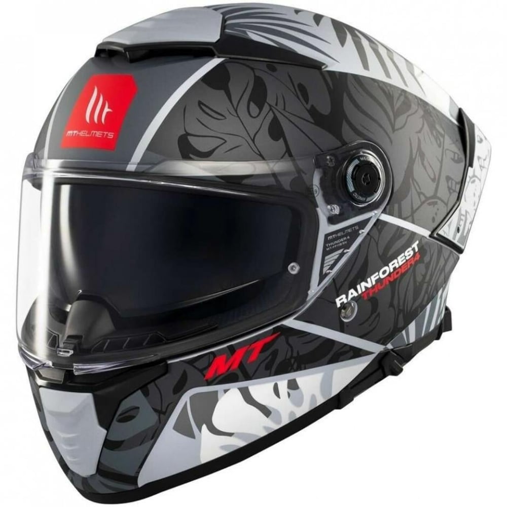 MT Thunder 4 SV FF118SV Rainforest C2 Gloss Full Face Motosiklet Kaskı