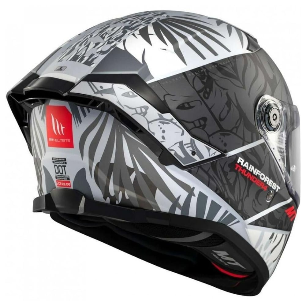 MT Thunder 4 SV FF118SV Rainforest C2 Gloss Full Face Motosiklet Kaskı