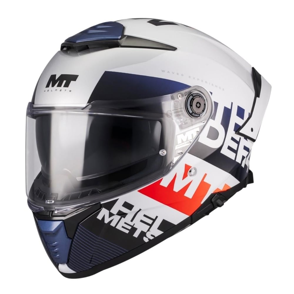 MT Thunder 4 SV FF118SV Wawes A17 Parlak Full Face Motosiklet Kaskı