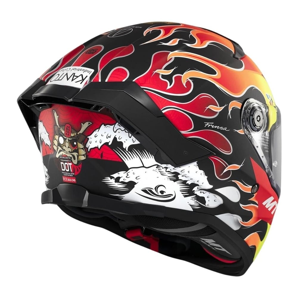 MT Thunder 4 SV FF118SV Yamanaka B3 Matt Full Face Motosiklet Kaskı
