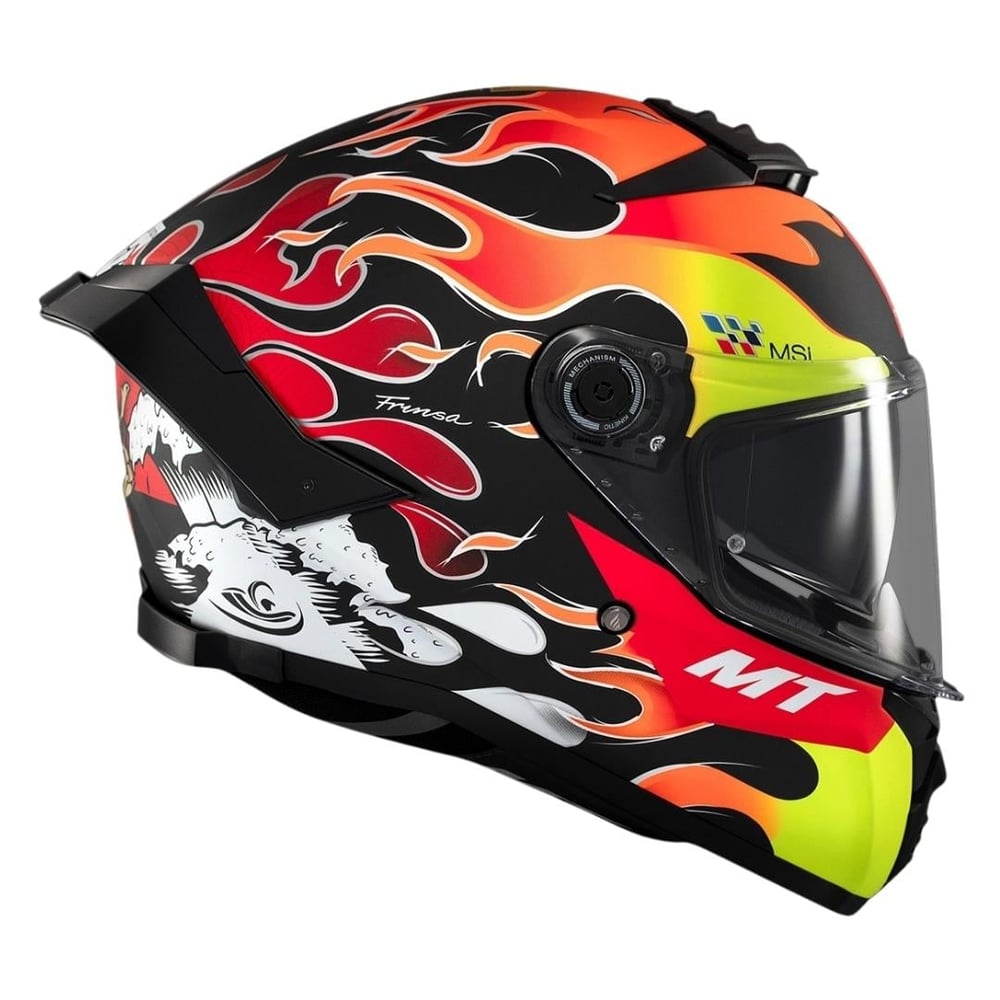 MT Thunder 4 SV FF118SV Yamanaka B3 Matt Full Face Motosiklet Kaskı