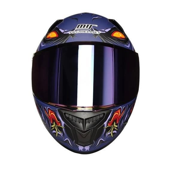 MTS 801 Zombie Orange Full Face Motosiklet Kaskı