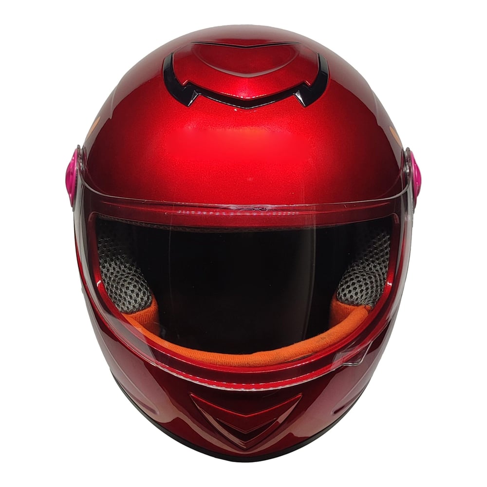 MTS Full Face Motosiklet Çocuk Kaskı K6 Skull Red