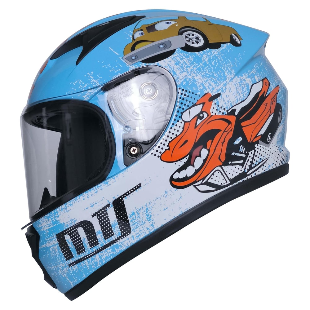 MTS M-201 Full Face Motosiklet Çocuk Kaskı M2 Blue