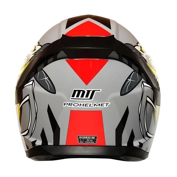 MTS M910 Bee Full Face Motosiklet Kaskı Parlak
