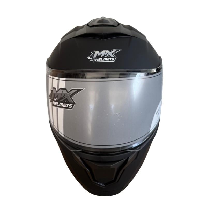 MX 962 Çene Açılır Motosiklet Kaskı MX1 Mat Siyah