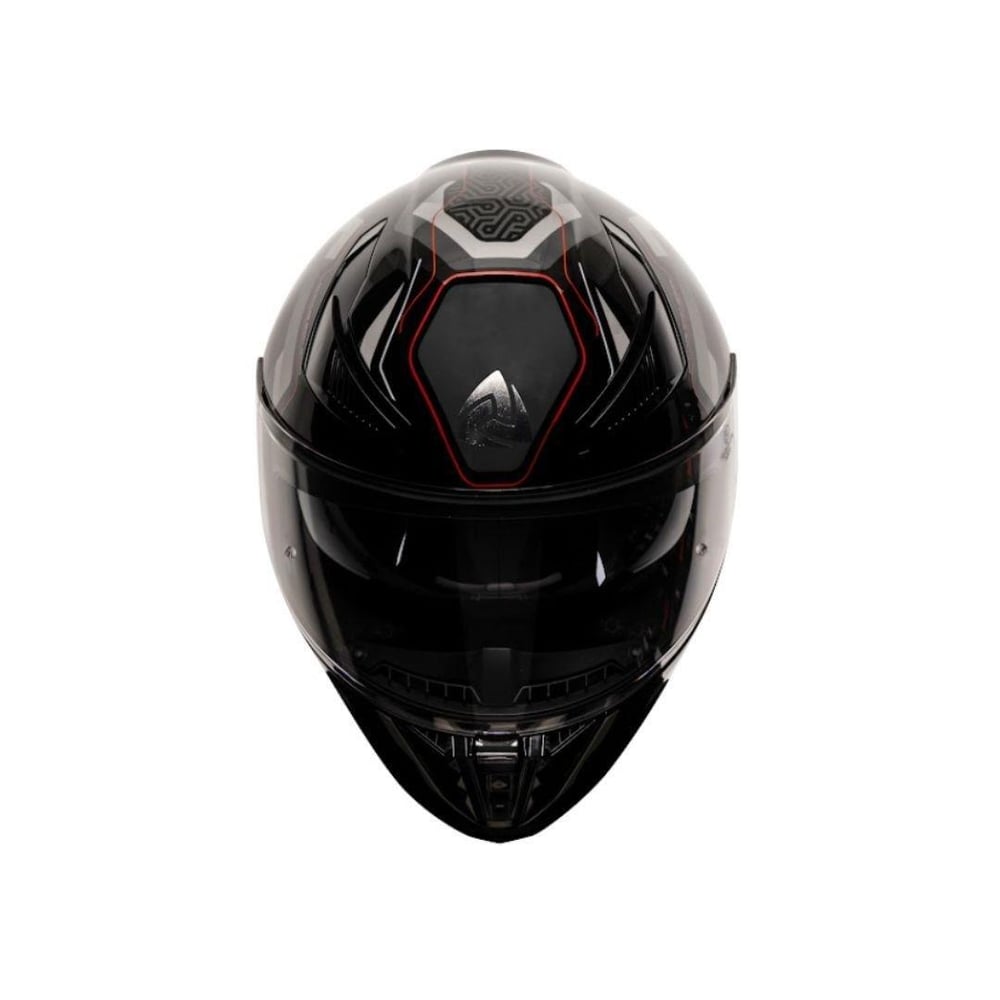 Nukro 853 Flash Red Black Full Face Motosiklet Kaskı