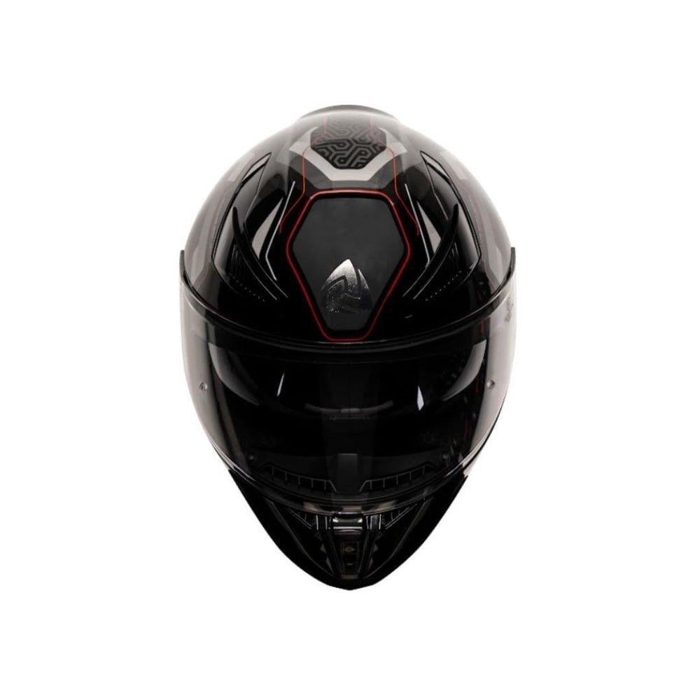Nukro 853 Flash Red Black Full Face Motosiklet Kaskı