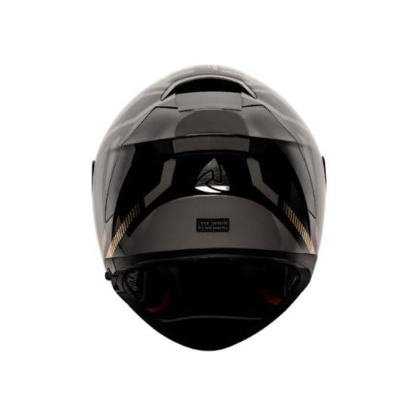 Nukro 853 Power Gold Black Full Face Motosiklet Kaskı