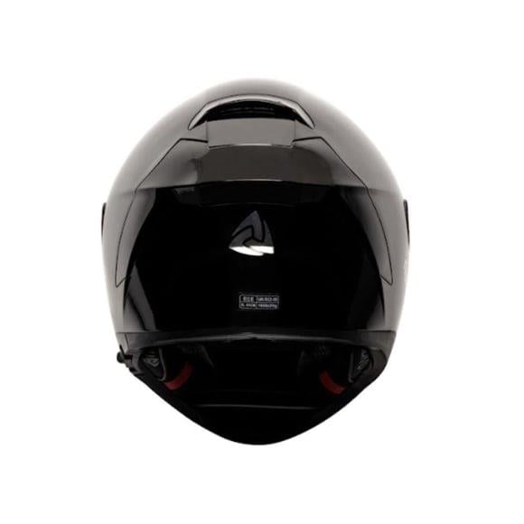 Nukro 853 Solid Gloss Black Full Face Motosiklet Kaskı