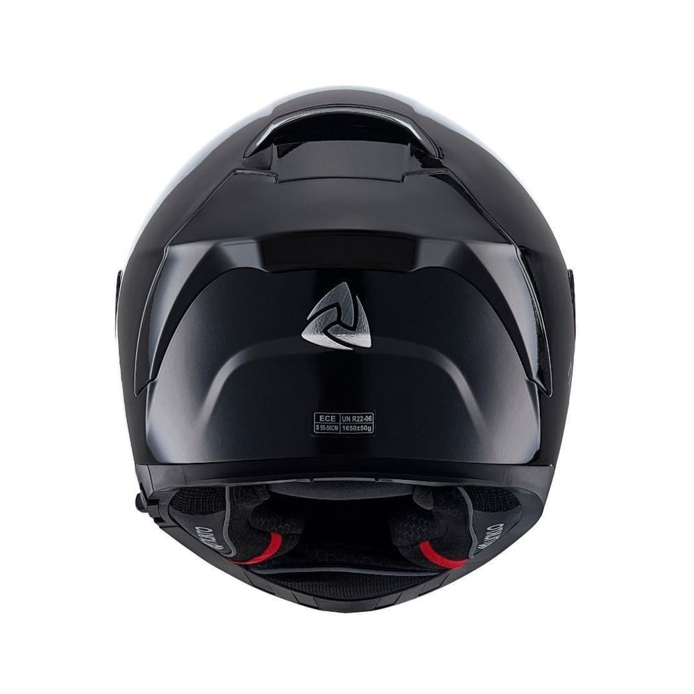 Nukro 853 Solid Gloss Black Full Face Motosiklet Kaskı