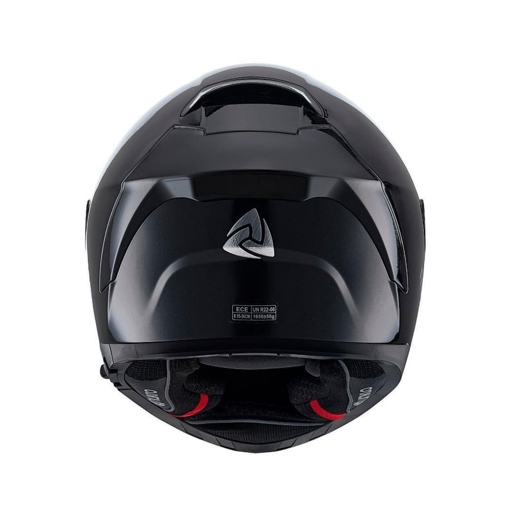 Nukro 853 Solid Gloss Black Full Face Motosiklet Kaskı