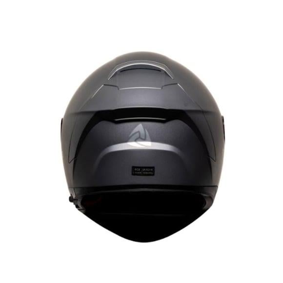 Nukro 853 Solid Matt Silver Full Face Motosiklet Kaskı