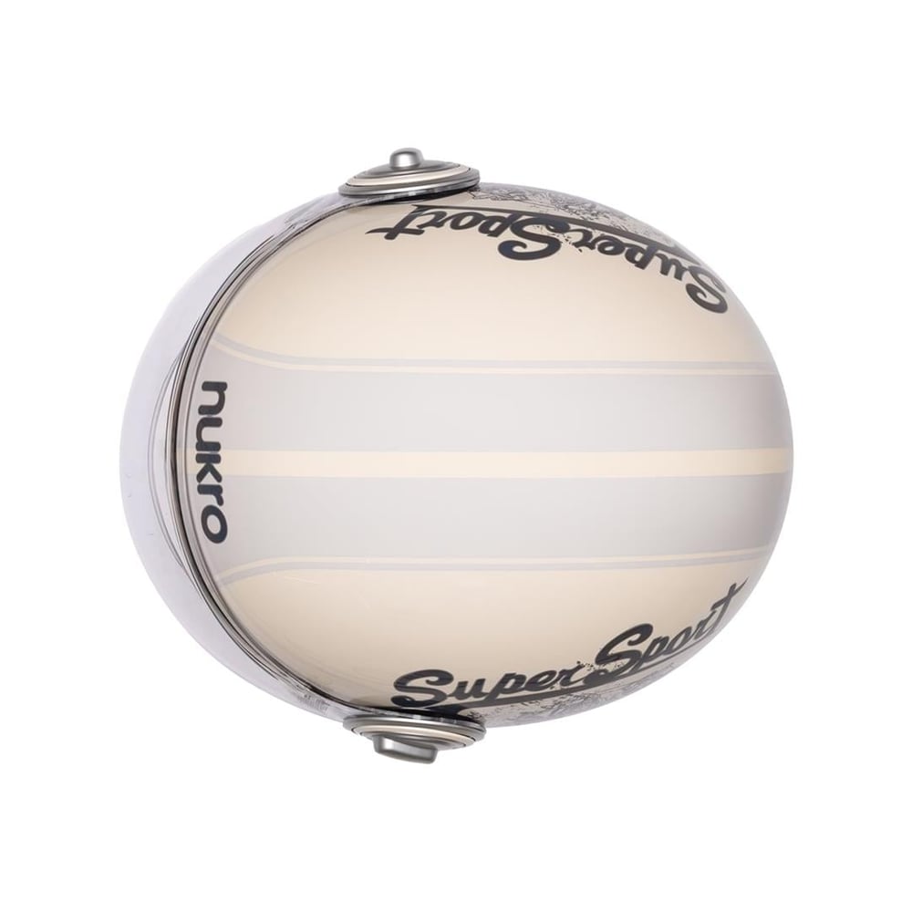 Nukro B-108 Super Sport Cream Grey Yazlık Motosiklet Kaskı