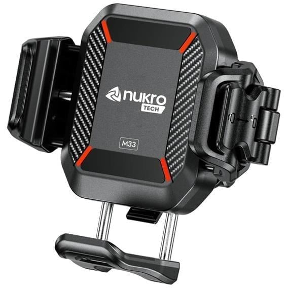 Nukrotech M33 Titreşim Modüllü Telefon Tutucu Gidon Bağlantılı
