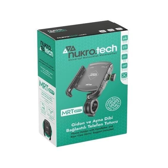 Nukrotech MRT City Telefon Tutucu Gidon Ve Ayna Bağlantılı