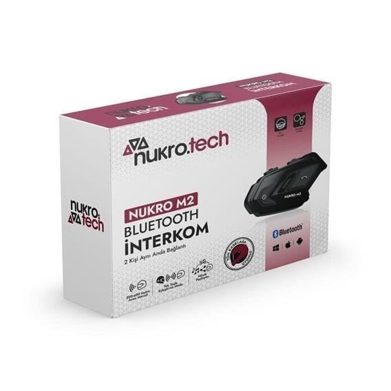 Nukrotech Nukro M2 Bluetooth İnterkom Seti Mavi