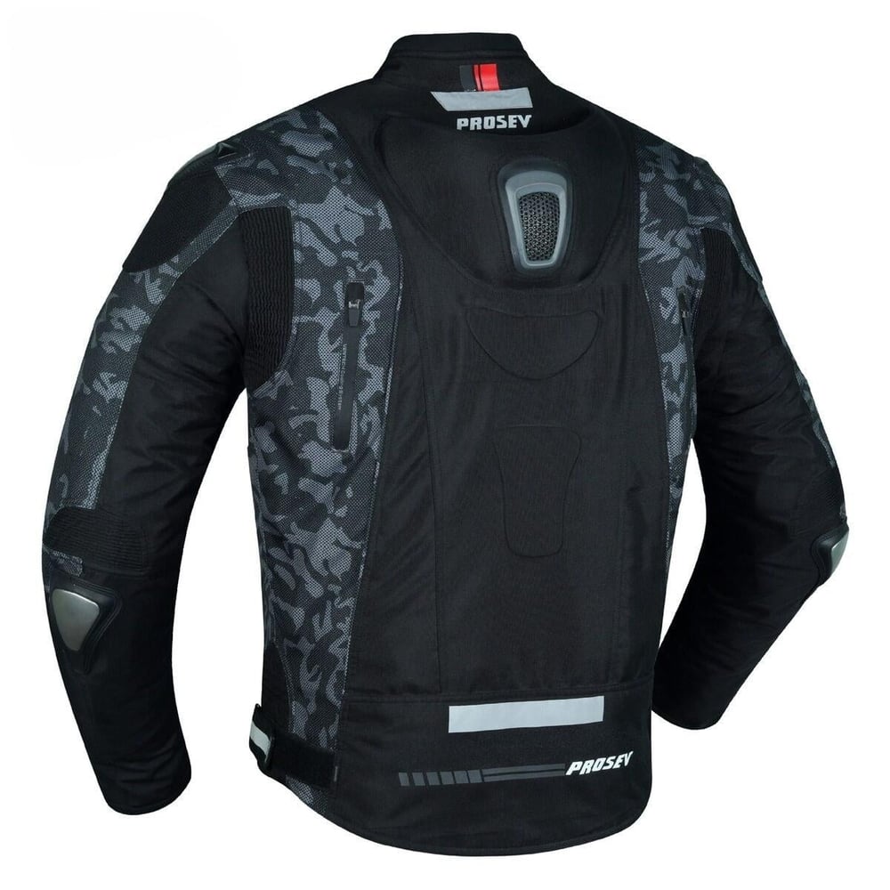 Prosev 186 Deri Detaylı Camo 4 Mevsim Mont