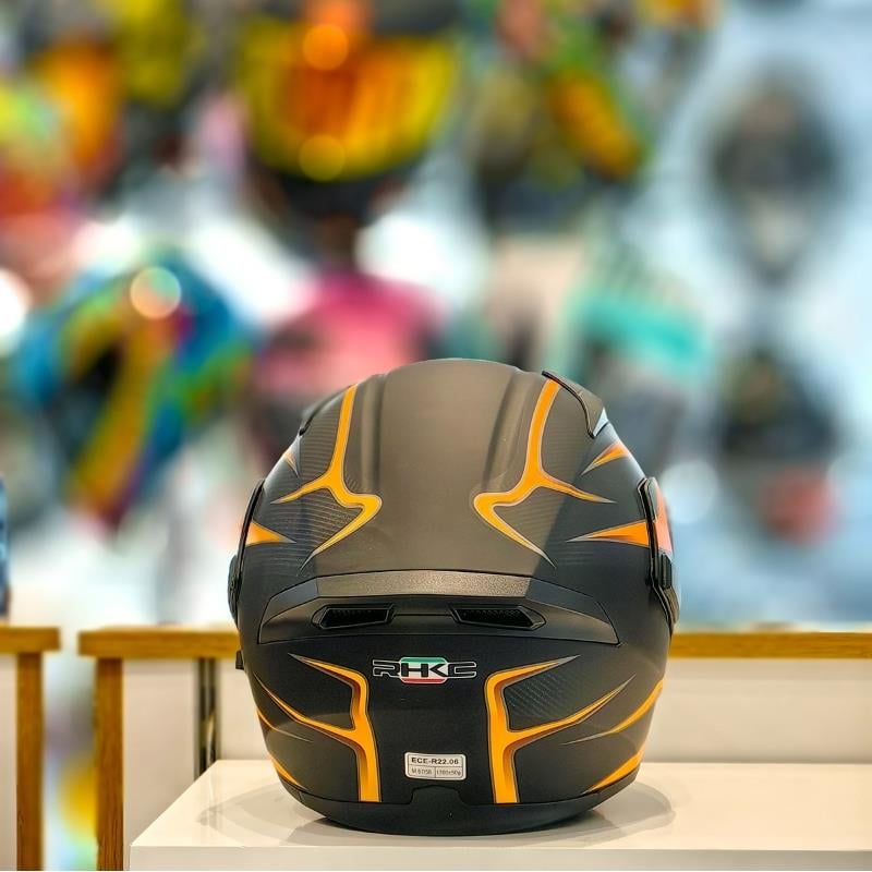 RHKC 902 Çene Açılır Vizörlü Kask Siyah/Kırmızı