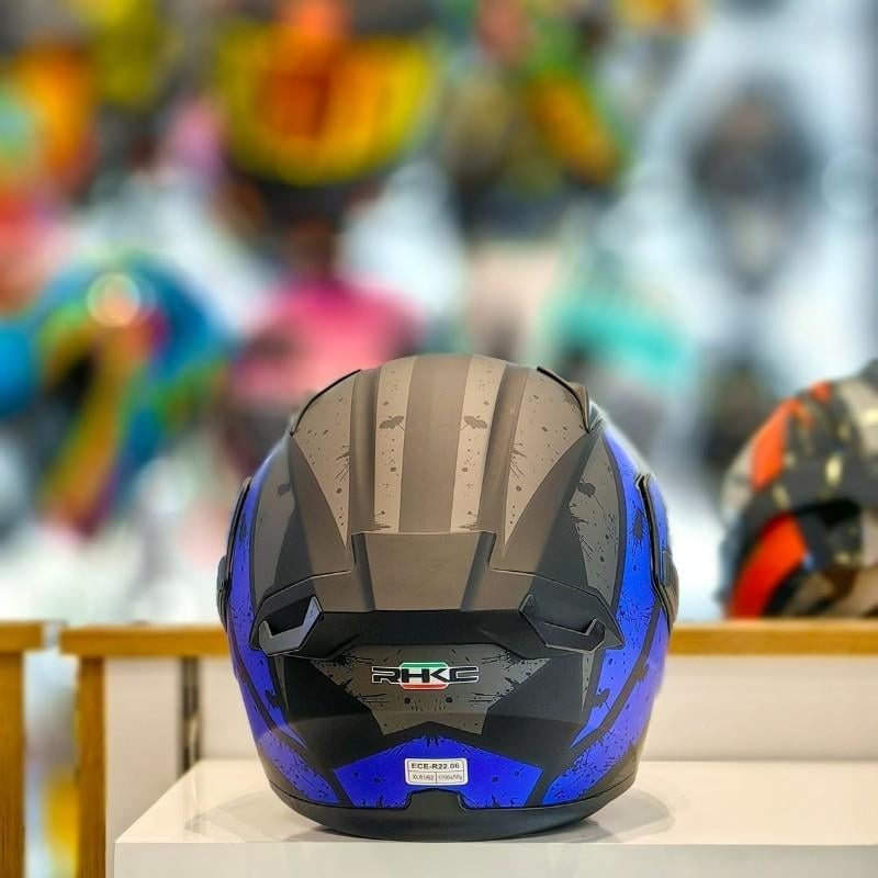 RHKC 902 Çene Açılır Vizörlü Kask Siyah Mavi