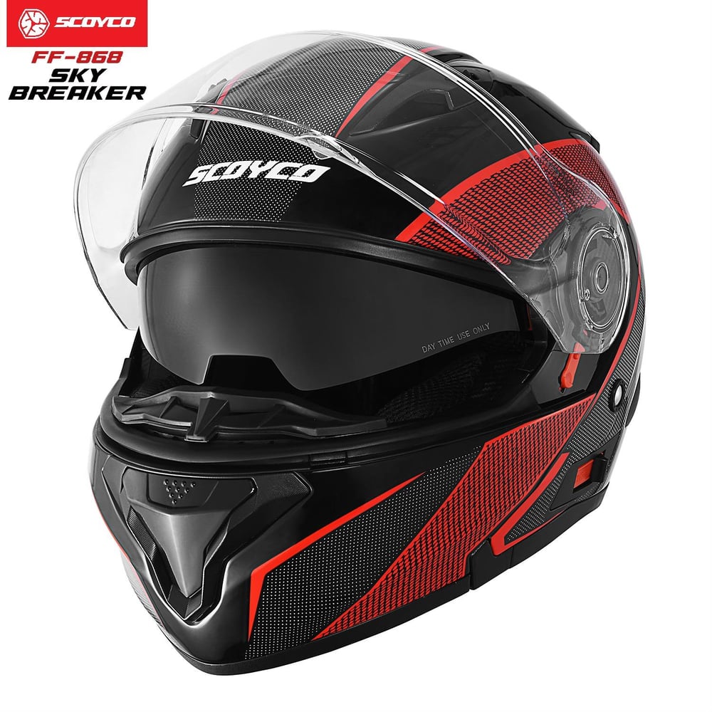 Scoyco FF-868 Sky Breaker Çene Açılır Motosiklet Kaskı