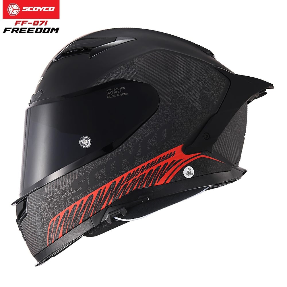 Scoyco FF-871 Freedom Full Face Motosiklet Kaskı