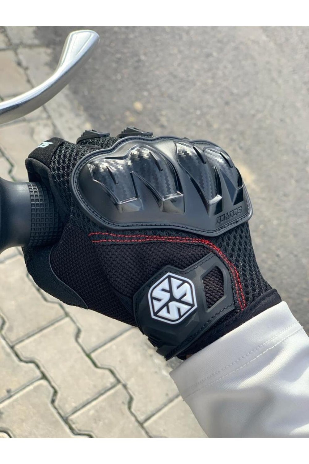 Scoyco MC151 Yazlık Korumalı Motosiklet Eldiveni Siyah