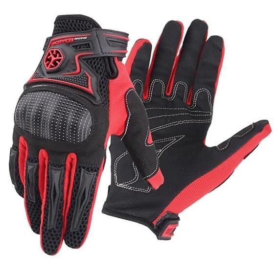 Scoyco MC23 Yazlık Korumalı Motosiklet Eldiveni Siyah/Kırmızı