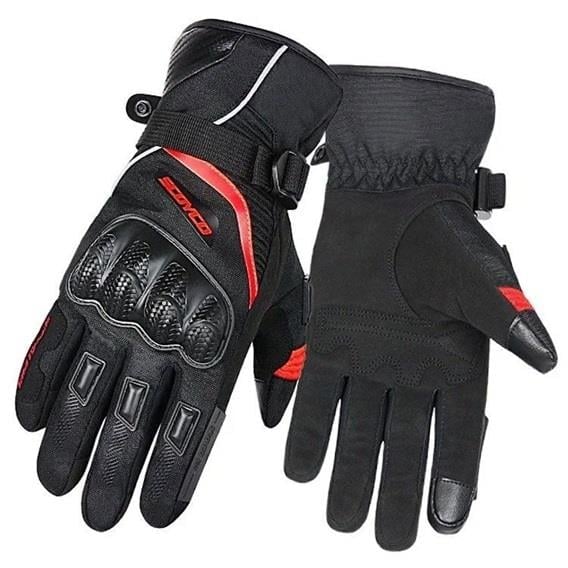 Scoyco MC83 Kışlık Korumalı Motosiklet Eldiveni Siyah/Kırmızı
