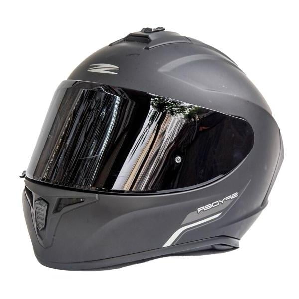 Spyder Full Face Motosiklet Kaskı Mat Siyah
