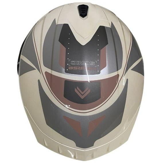 Spyder Full Face Motosiklet Kaskı Pembe/Beyaz