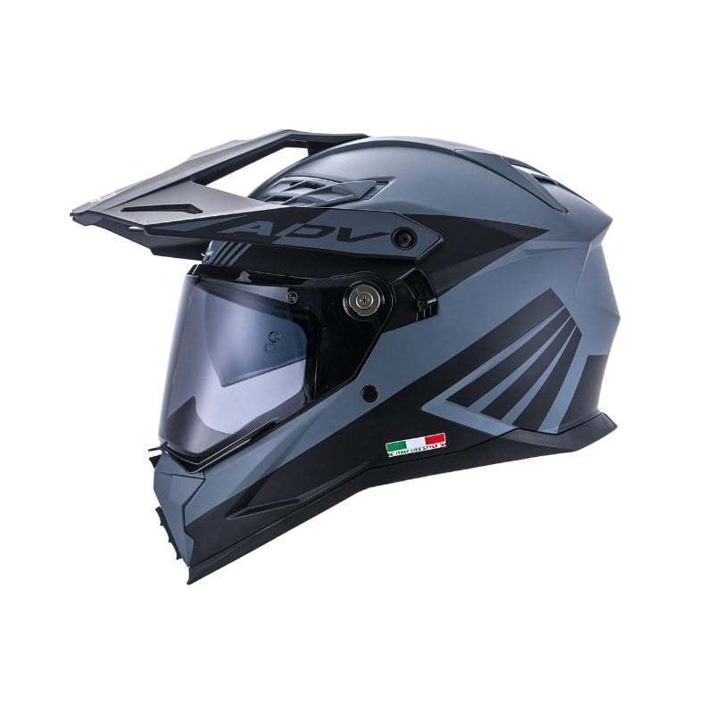 SWAY X65 AERO Grey Adventure Full Face Motosiklet Kaskı