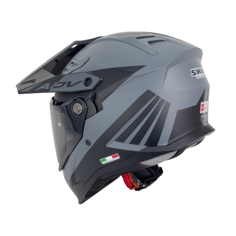 SWAY X65 AERO Grey Adventure Full Face Motosiklet Kaskı