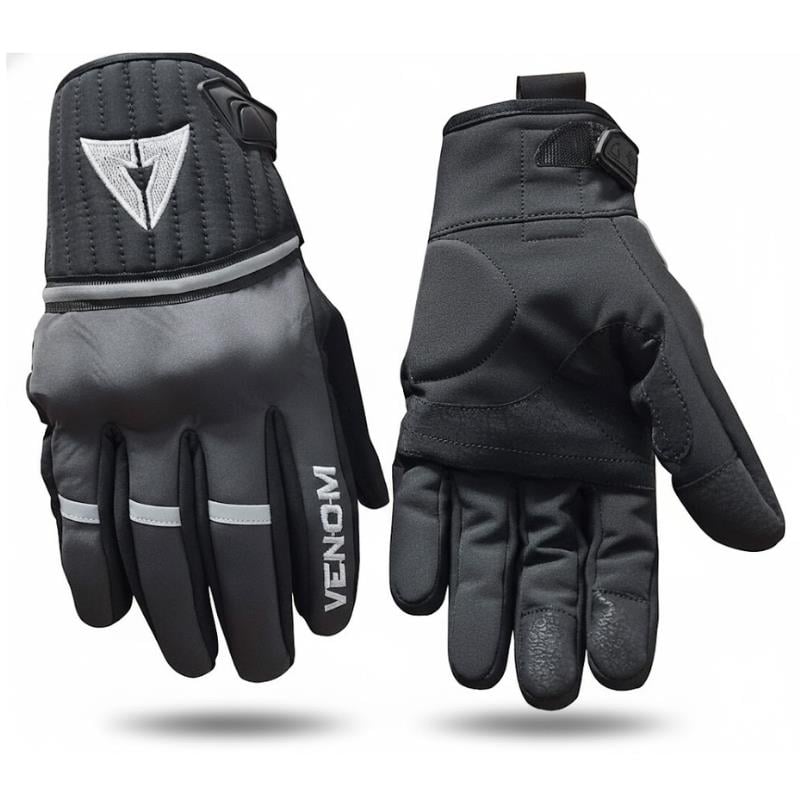 Venom 9015 Soft Shell Motosiklet Eldiveni Siyah