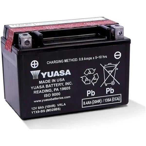 Yuasa YTX9-BS 12V8AH Bakımsız Motosiklet Aküsü