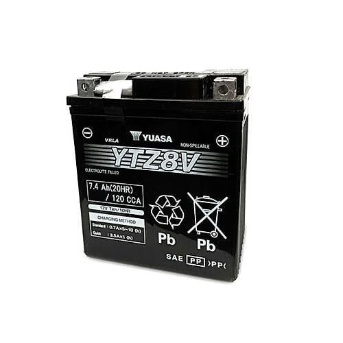 Yuasa YTZ8V 12V7AH Bakımsız Motosiklet Aküsü