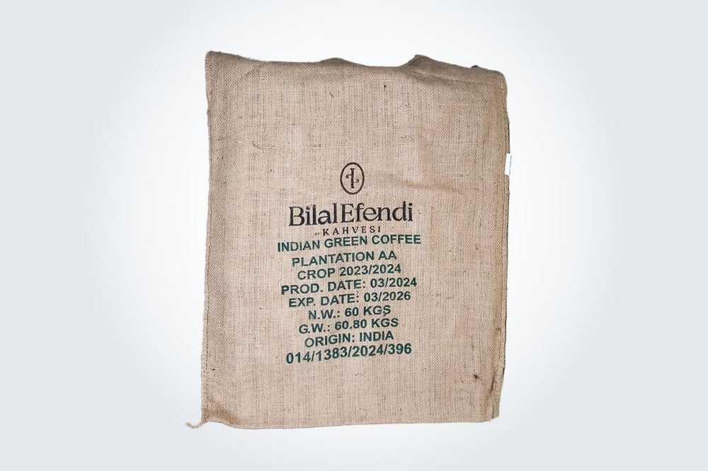 India Plantation Arabica AA Green Coffee – 1 Sack 60 kg